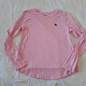 Abercrombie kids pink size 15/16 long sleeved tshirt